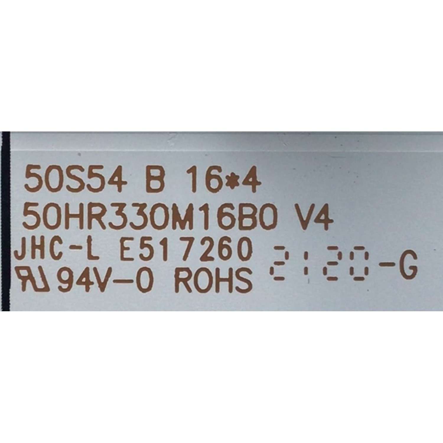 KIT DE LEDS PARA TV TCL 7 PIEZAS / NUMERO DE PARTE 50HR330M16B0 V4 / B0101-000070 / 50HR330M16B0 / 50S54 B / E517260 / PANEL LVU500NDDJ / MODELO 50S546 - Imagen 3